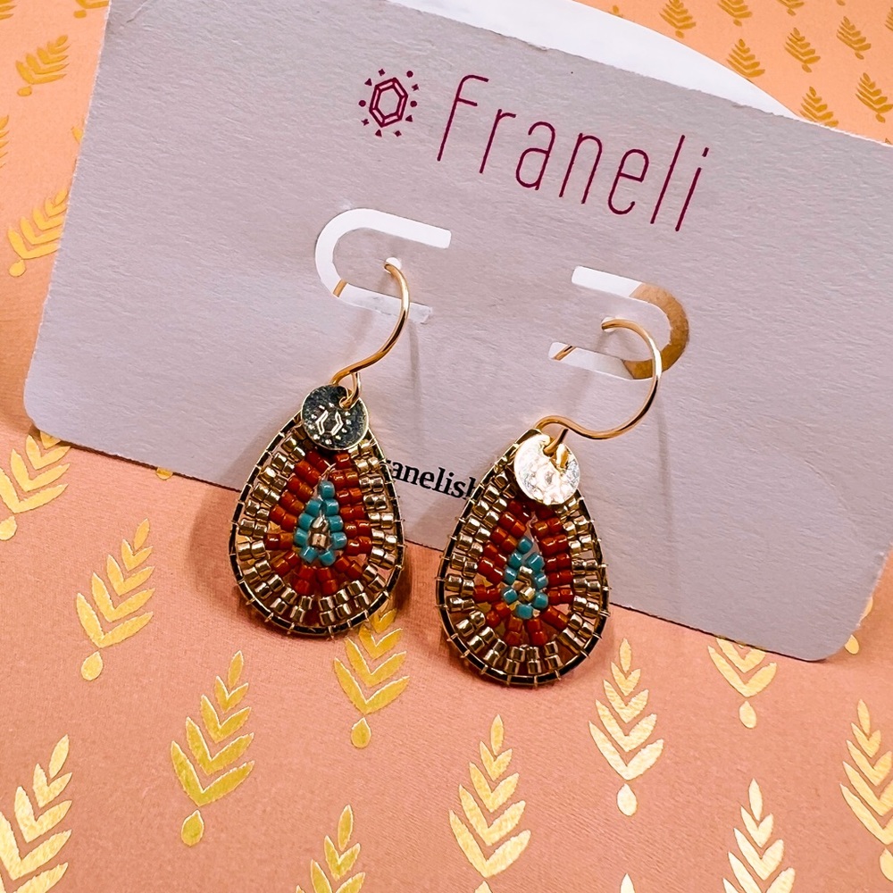 Handmade Japanese Miyuki Beads Hook Earrings